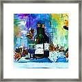 Wine For Me Two Framed Print