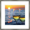 Wine Romance Framed Print