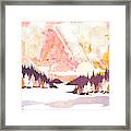 Winter Abstract Framed Print