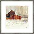 Winter On The Farm Framed Print