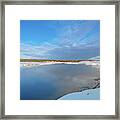 Winter On The Sucker River Framed Print