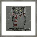 Winter Owl Framed Print