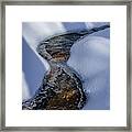 Winter Stream. Framed Print