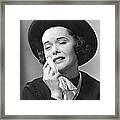 Woman Mourning Framed Print