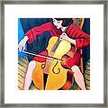 Woman Playing Cello - Bereny Robert Study Framed Print