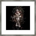 Woman To Be Tangle-free Plant Framed Print