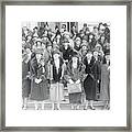 Women Pacifist Framed Print