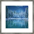 Wonder Winter Land Framed Print