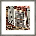 Wood Glass And Stone Framed Print