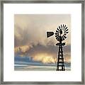 Wooden Windmill 02 Framed Print