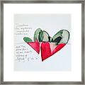 Word Painting 1 Framed Print