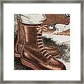 Work Boots Framed Print