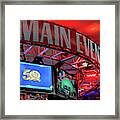 Wsop 2019 Main Featured Table Overhead Display Framed Print