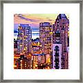 0361 Romantic Yaletown And English Bay Vancouver British Columbia Canada The Pacific North West Framed Print
