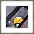 Yellow Cab Framed Print