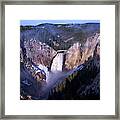 Yellowstone's Lower Falls 1 Framed Print