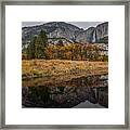 Yosemite Autumn Reflection Framed Print