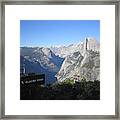 Yosemite National Park Half Dome Rock Glacier Point Framed Print