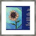 You Are My Sunshine - Poetry Framed Print