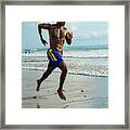 Young Attractive Fit Athletic Framed Print