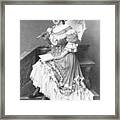 Young Woman Of The 1890s Framed Print