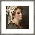 Young Woman With A Turban, 1780 Framed Print
