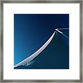 0171 Port Of Vancouver Sails Canada Place Framed Print