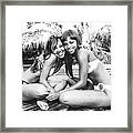 0901 Lilisha Dominique Girlfriend Guessing Beach Party Delray Framed Print