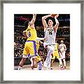 2023 Nba Playoffs - Denver Nuggets V Los Angeles Lakers #1 Framed Print