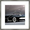 '56 Corvette Convertible #1 Framed Print