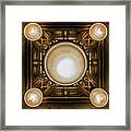 A Chandelier In The Rookery Framed Print