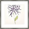 A Study In Purple #1 Framed Print