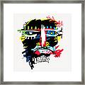 Abstract Art In Primitive Neo-expressionism Style #1 Framed Print