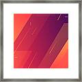 Abstract Modern Background Framed Print