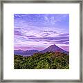 Arenal Volcano At Sunrise #1 Framed Print