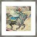 At The Circus Work In The Ring #2 Framed Print