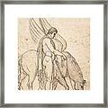 Bellerophon And Pegasus Framed Print