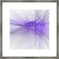 Purple Chrystalene Framed Print