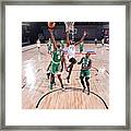 Boston Celtics V Toronto Raptors Framed Print