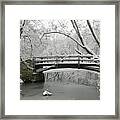 Bridge In Winter #1 Framed Print