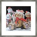 Christmas Teddy Bears Framed Print