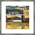 Cityscape Of Florence #1 Framed Print