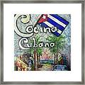 Cocina Cubana #1 Framed Print
