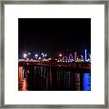 Coney Island At Night #2 Framed Print