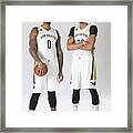 Demarcus Cousins and Anthony Davis Framed Print