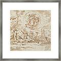 Diana And Endymion Framed Print