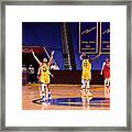 Draymond Green And Stephen Curry Framed Print