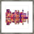 Dusseldorf Germany Skyline #1 Framed Print
