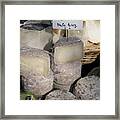 French Cheeses At A Market, France, Paris,ile-de-france, France #1 Framed Print