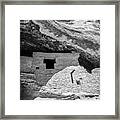 Gila Cliff Dwellings Framed Print